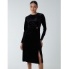 High Neck With Keyhole Detail & Long Sleeve Dress