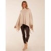 Tassel High Neck Poncho