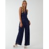 Halter Neck Plunge Jumpsuit